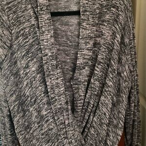 Max Studio Charcoal V-Neck Sweater